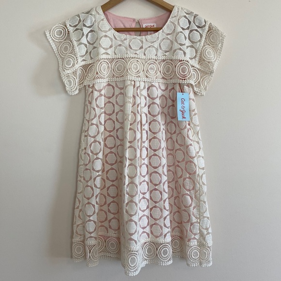Cat & Jack Other - Cat & Jack Crochet Lace Dress